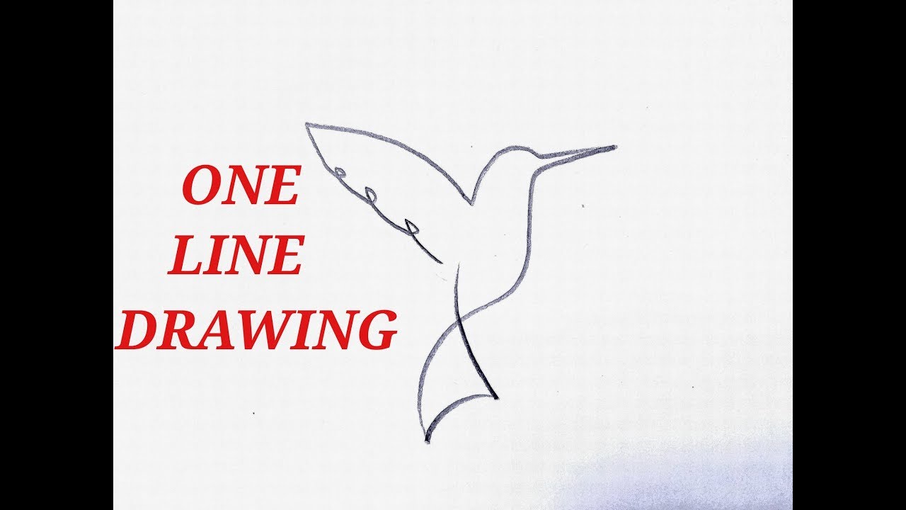 One line drawing  Easy simple line drawing art challenge One line single stroke drawing