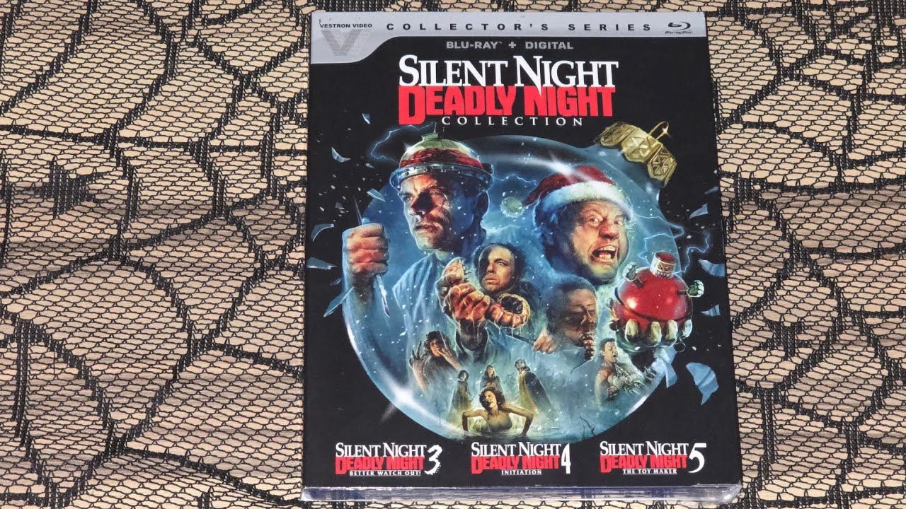 Silent Night Deadly Night Collection Blu Ray Box Opening