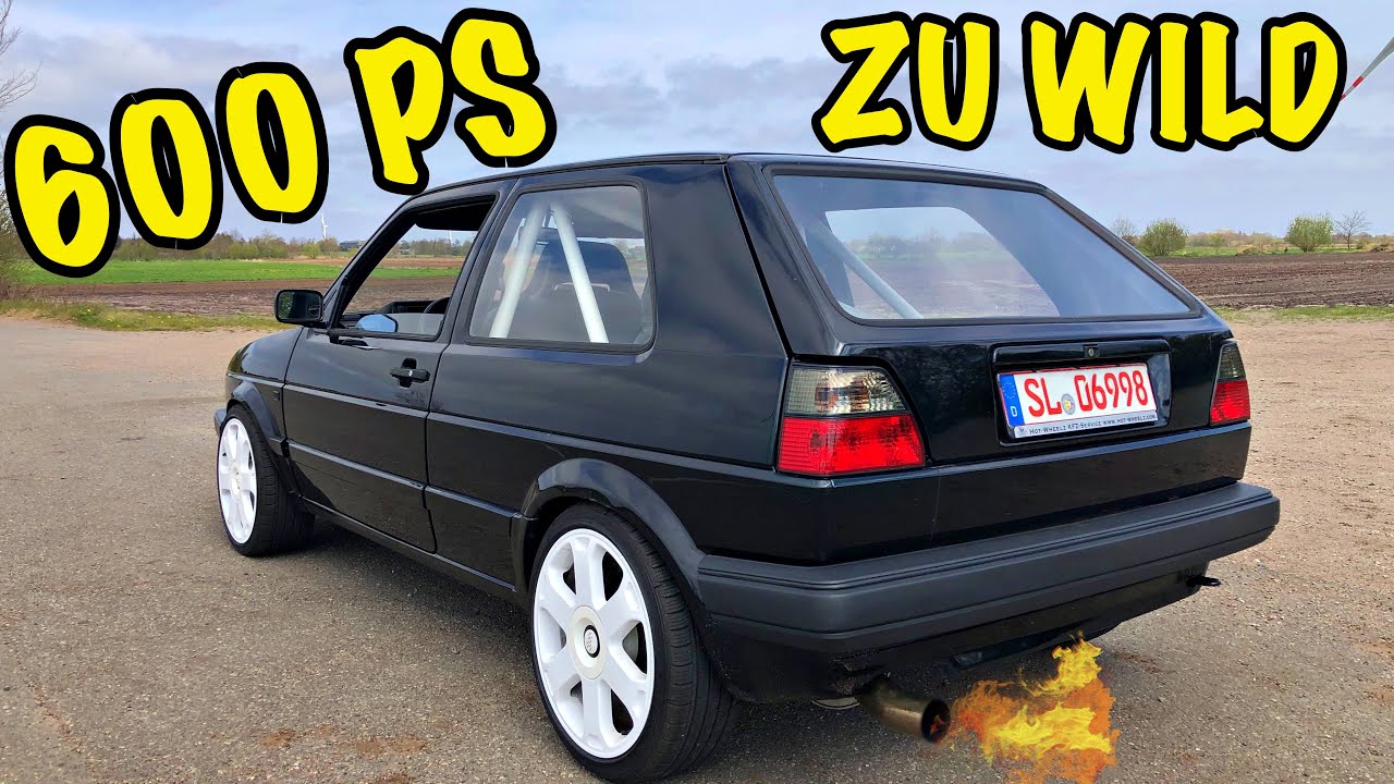 Brutaler 600PS Golf 2! Einfach nur Krank!! |Golf 2 vr6 Turbo
