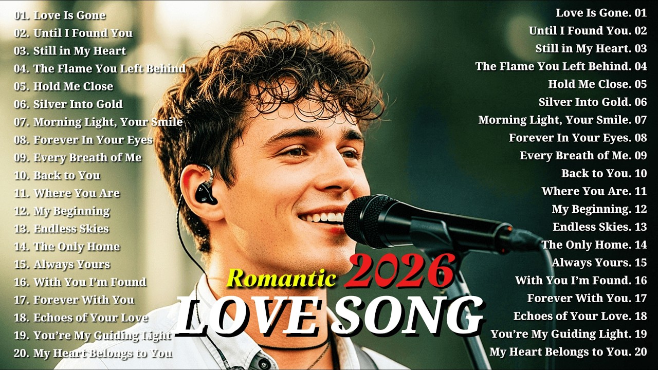 Romantic Love Song 2026 💕 Best Beautiful Ballads | Relaxing & Easy Listening Music