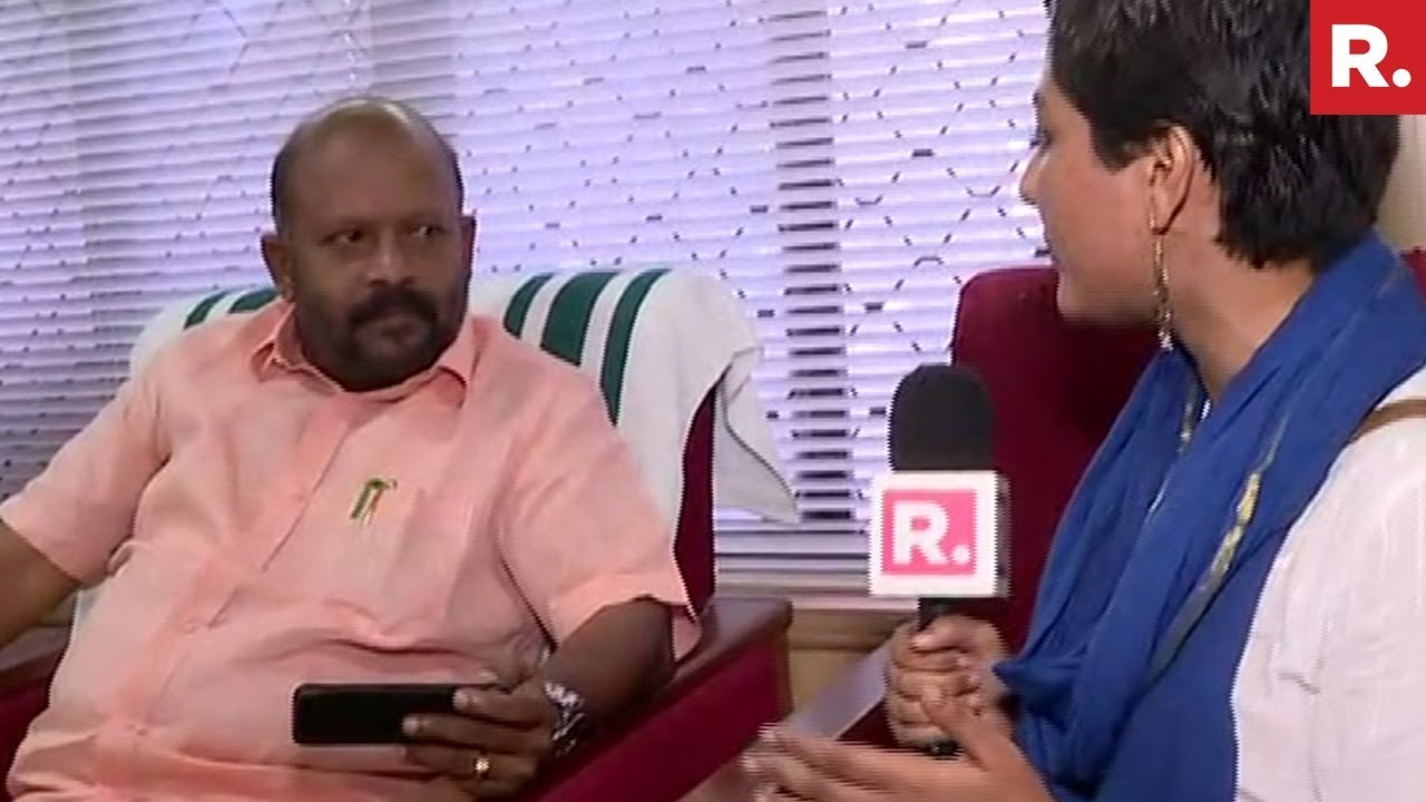 Republic TV Confronts Kerala Minister Sunil Kumar Over Attack On Republic TV's Reporter