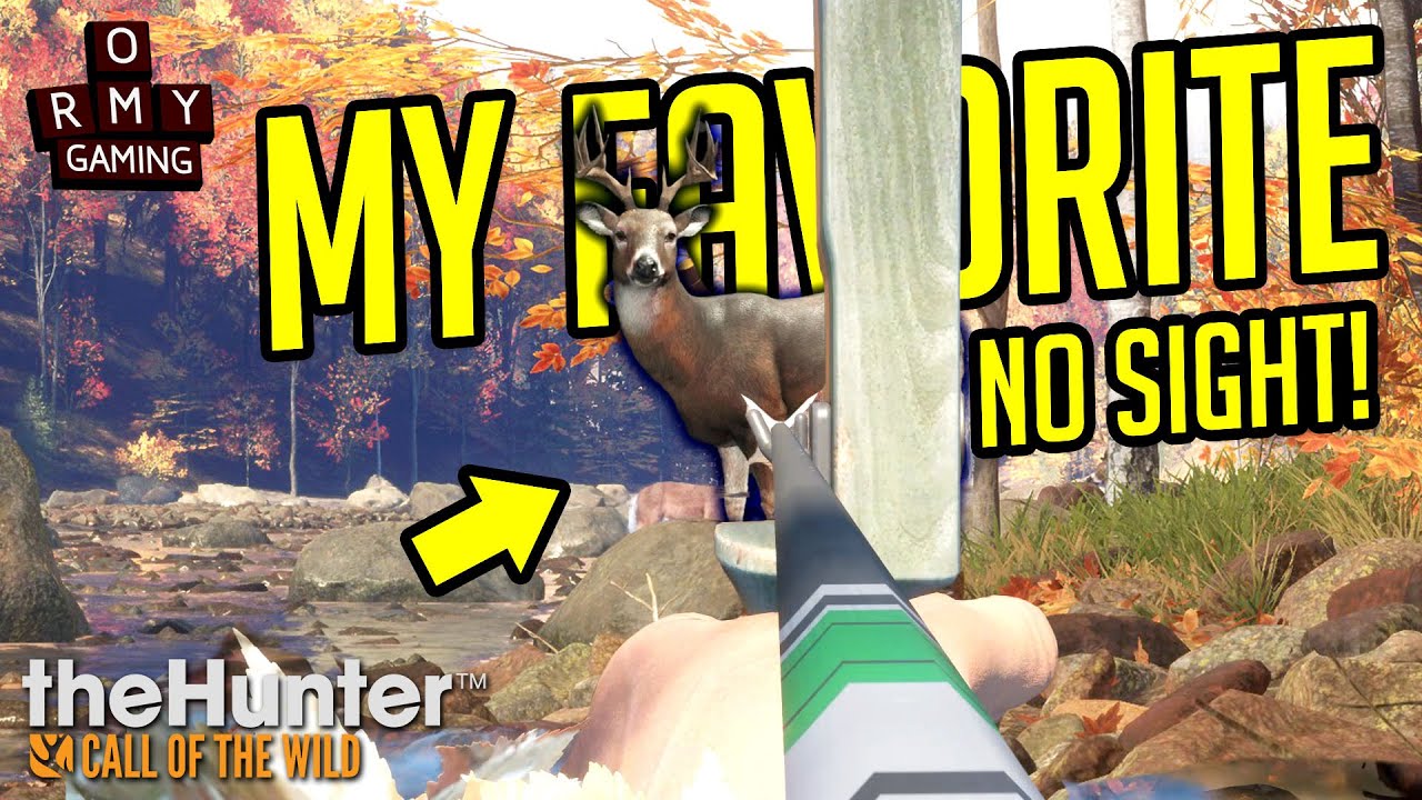 Traditional Bow Hunting WITHOUT SIGHTS Is My FAVORITE Way To Play! (TheHunter Call Of The Wild)