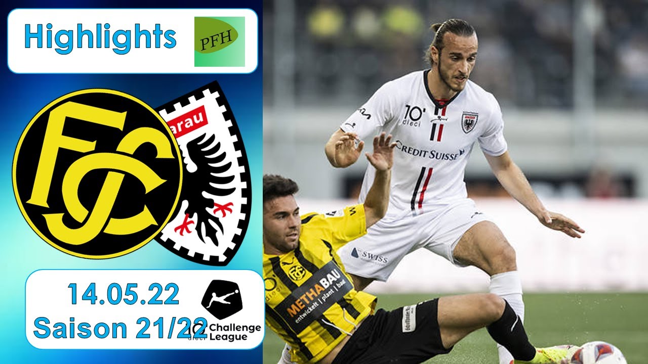 Highlights: FC Schaffhausen vs FC Aarau (14.05.22)