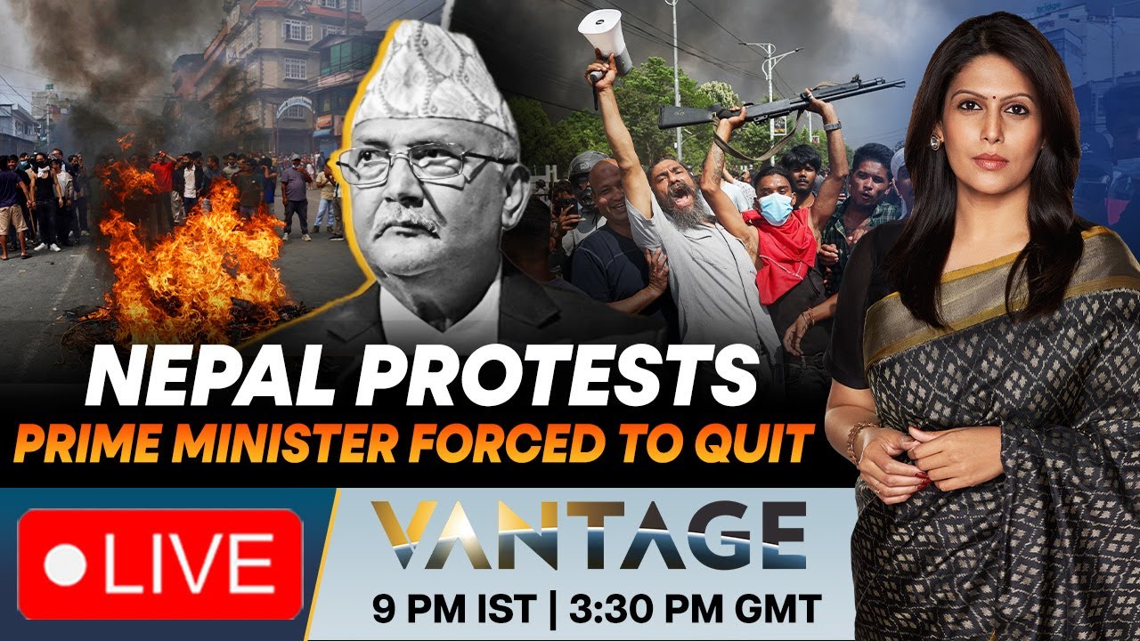 LIVE: Nepal's Prime Minister Quits, Parliament Torched In Gen Z Unrest | Vantage with Palki Sharma