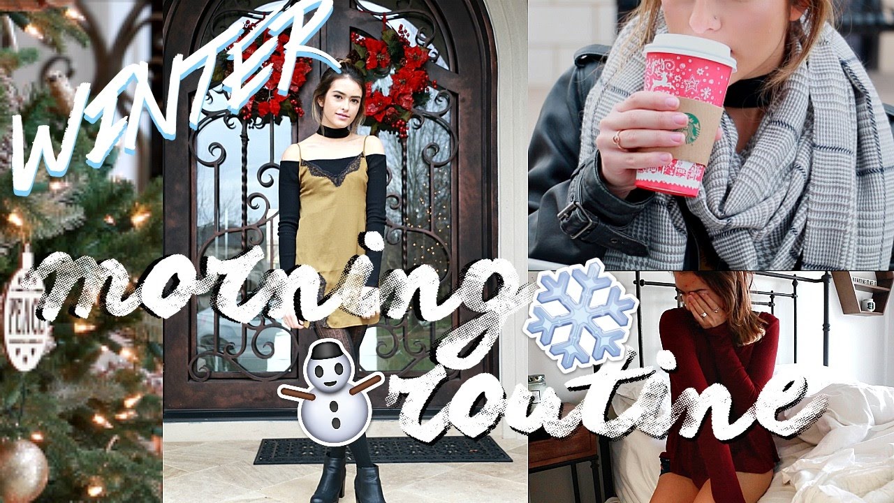 WINTER MORNING ROUTINE 2016 | Winter Break Edition