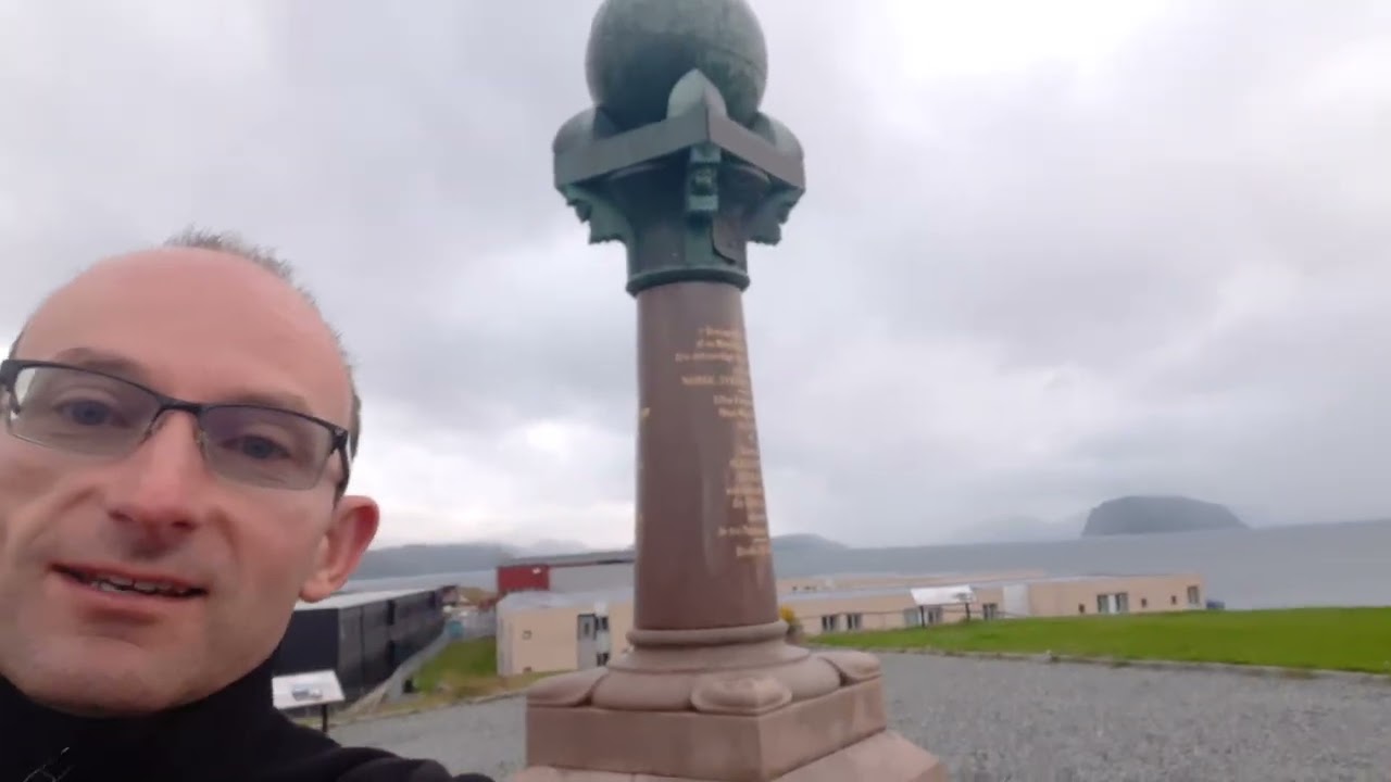 Południk wpisany na UNESCO w Hammerfest w Norwegii #hammerfest #unesco #Norwegia #Norge #Norway
