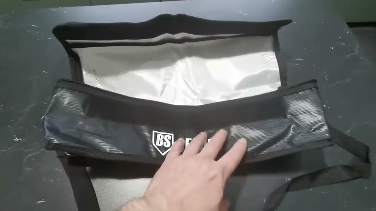 Besudo Sac de protection pour batterie de vélo électrique, Sac ignifuge pour transport de batterie