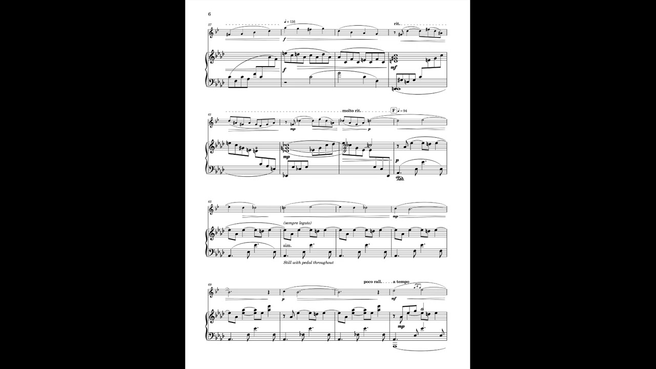 Elegy (soprano saxophone and piano) by Peter Lurye.