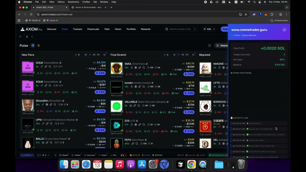 This AI Crypto Bot Trades FOR YOU (No Human Needed!) 💰🤖 | Axiom Trade Setup Guide