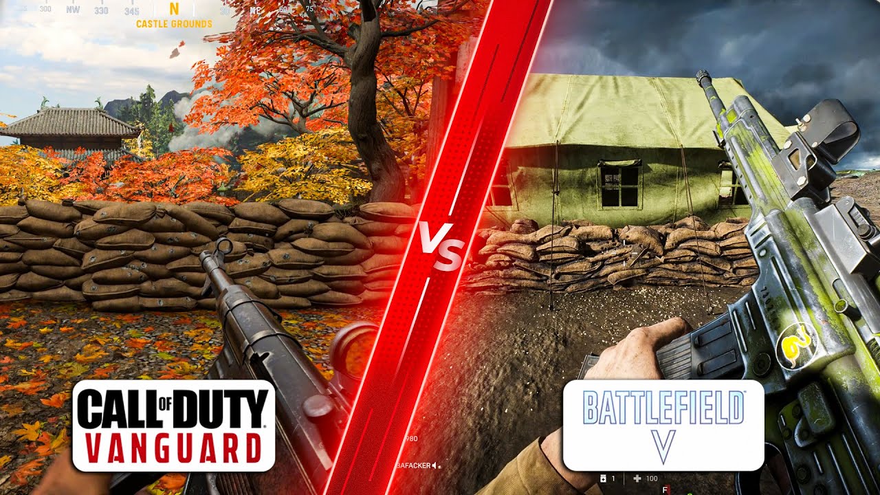Call of Duty: Vanguard vs Battlefield 5 - Direct Comparison! Attention to Detail & Graphics!