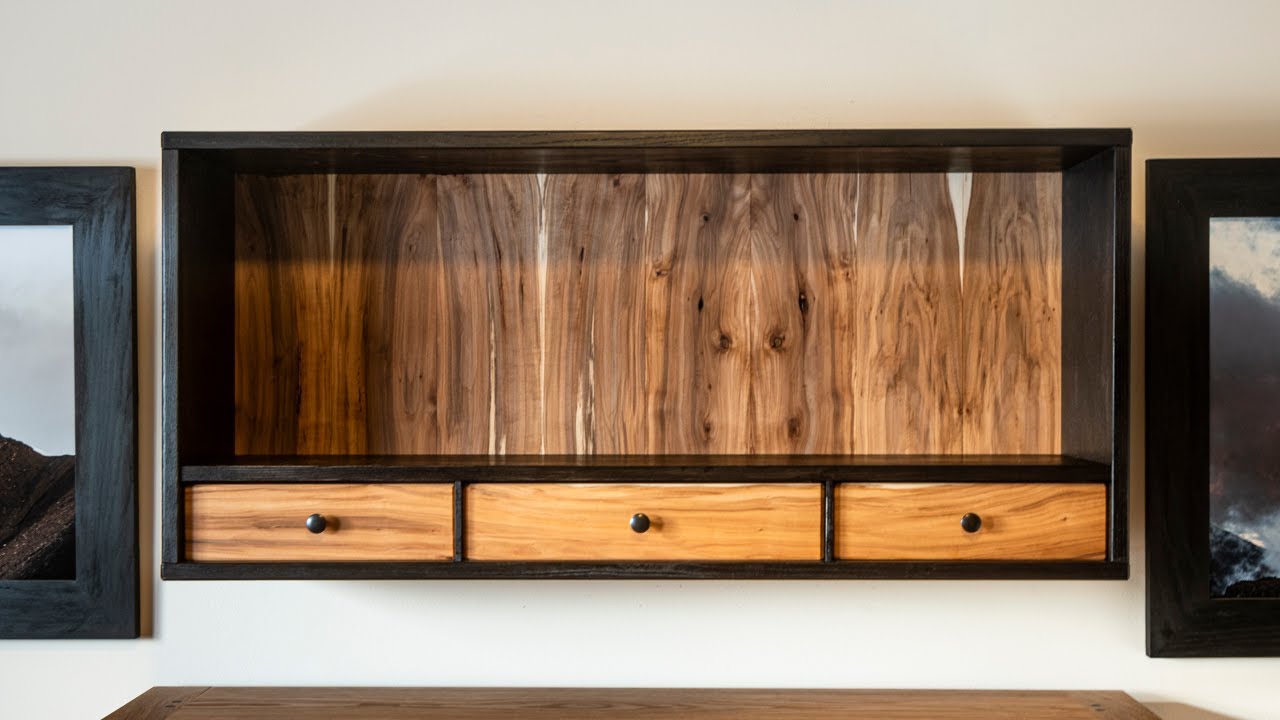 Apple Wood & Dovetail Bookshelf