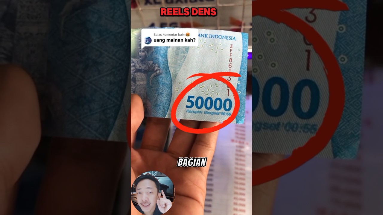 Uang 50 Ribu Langka ☝❗❗#shorts #videoshort #viralvideo