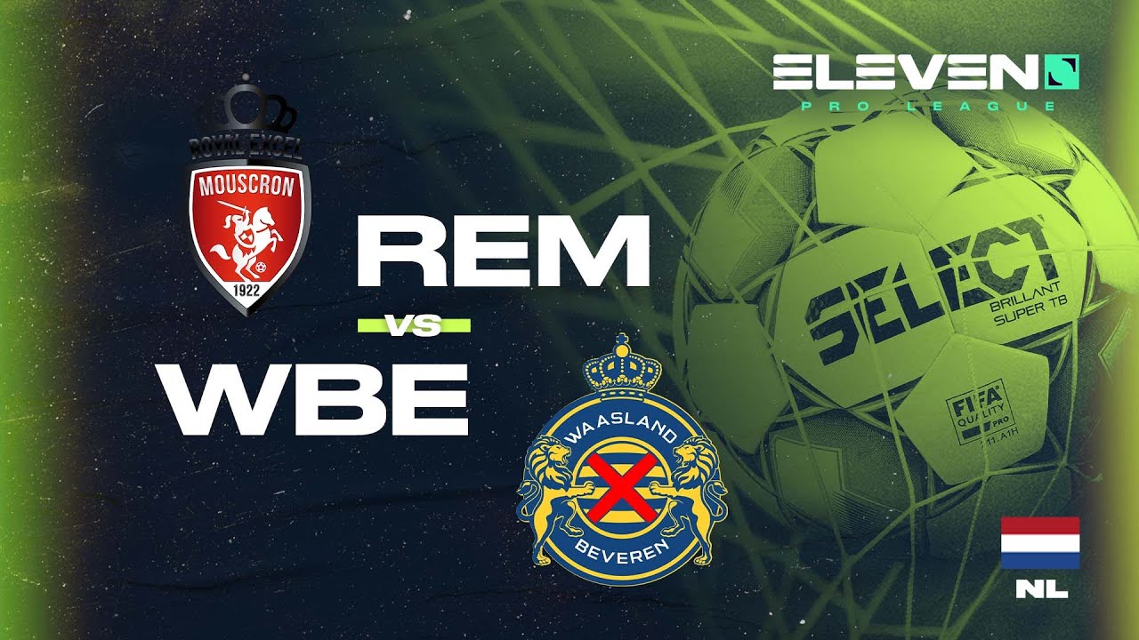 RE Mouscron - Waasland-Beveren hoogtepunten