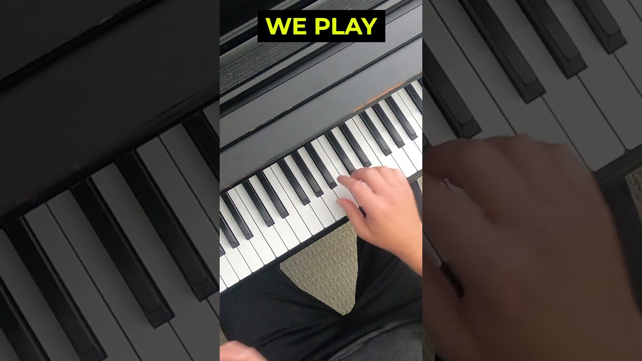 Piano Hack: Instantly Find the Relative Minor of Any Major Scale #shorts #pianotutorial