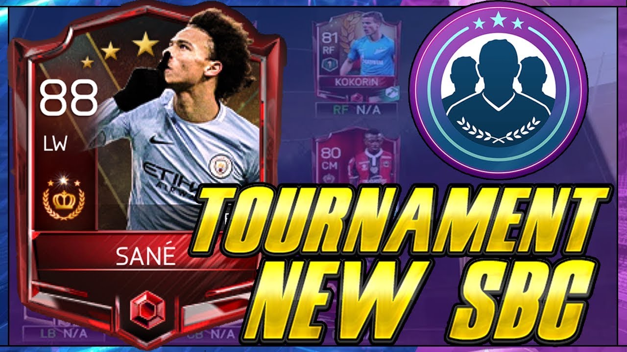 88 SANE TOURNAMENT SBC!! FIFA MOBILE 18 88 OVR SBC TOURNAMENT SANE UNLOCKED!