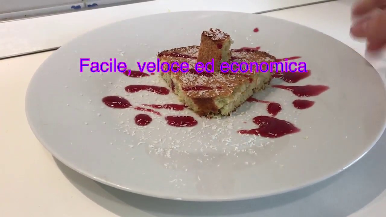 Torta alla farina di cocco facile,veloce ed economica