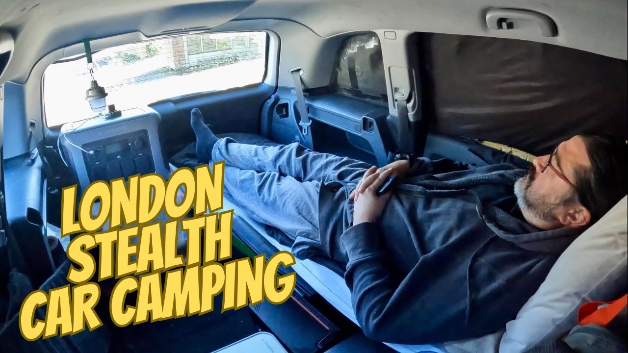 Solo Car Camping in LEAFY LONDON SUBURB on Peaceful Quiet Night