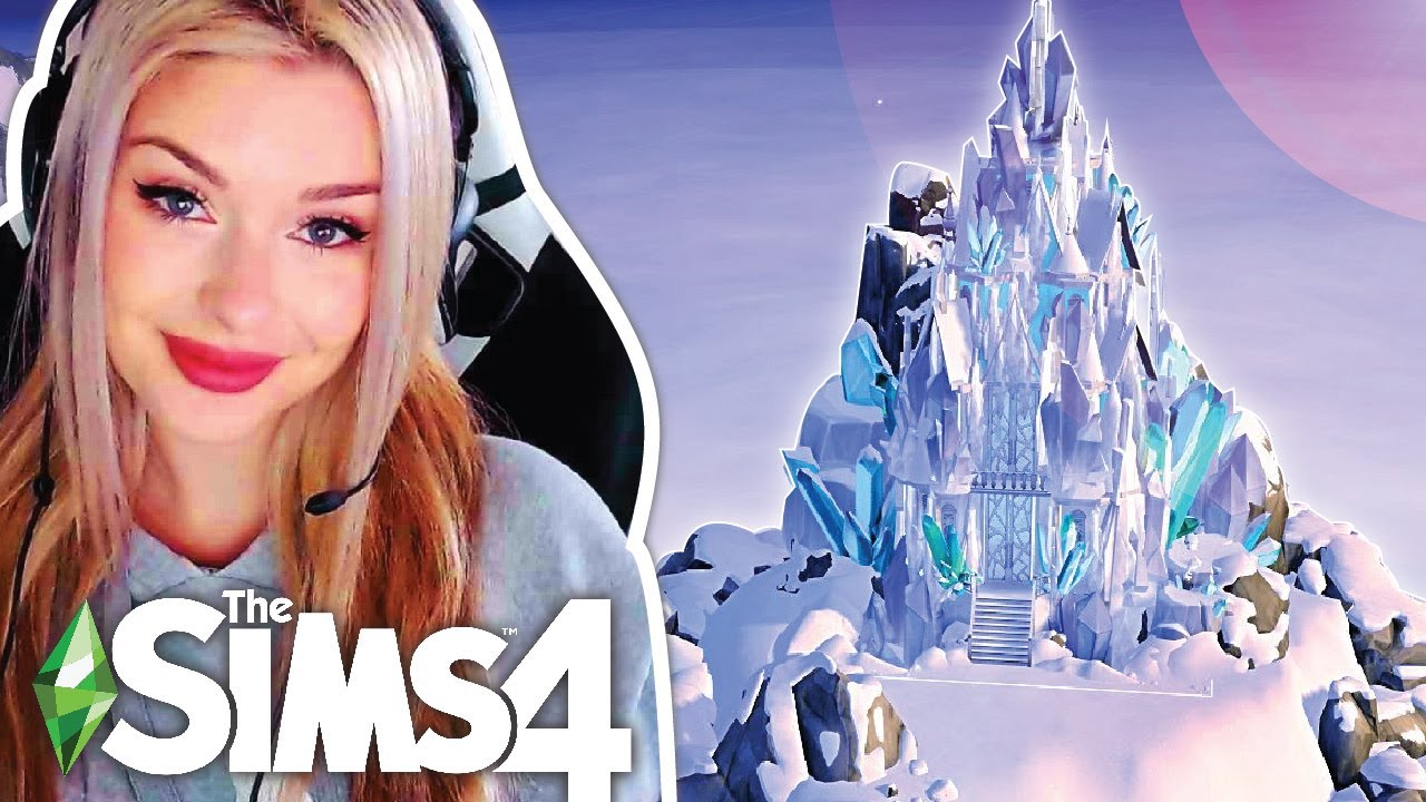 👑 The Sims 4 - Elsa's Frozen Castle Build ❄ // SIMS 4 DISNEY PRINCESS BUILD CHALLENGE // Ep 3