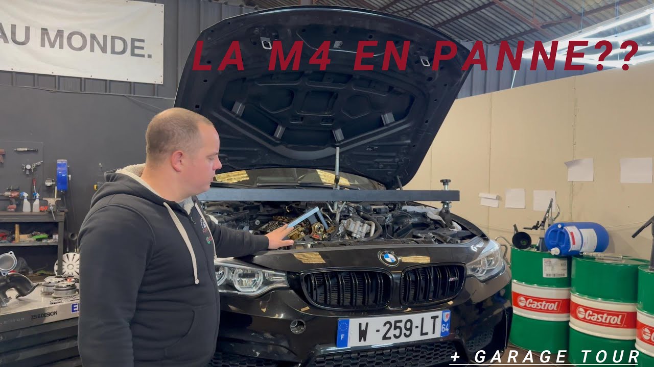 Modif Cranck hub sur notre M4?  (+garage tour)