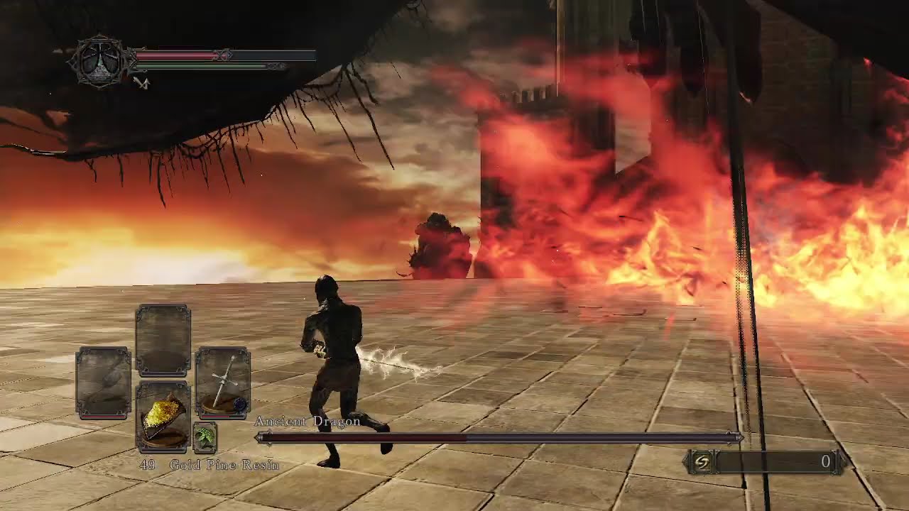 DS2:SotfS Ancient Dragon SL1 CoC No Roll/Block/Parry [Flawless]