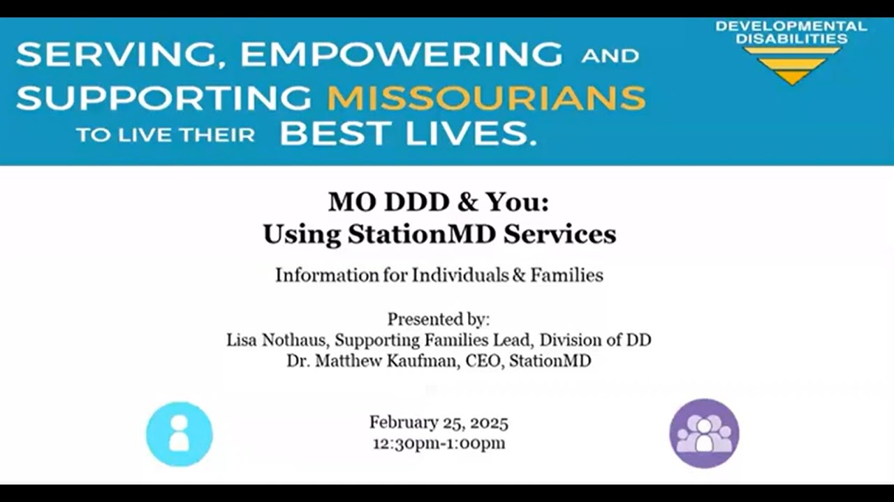 MO DDD & You: Using Station MD Services - Feb 2025