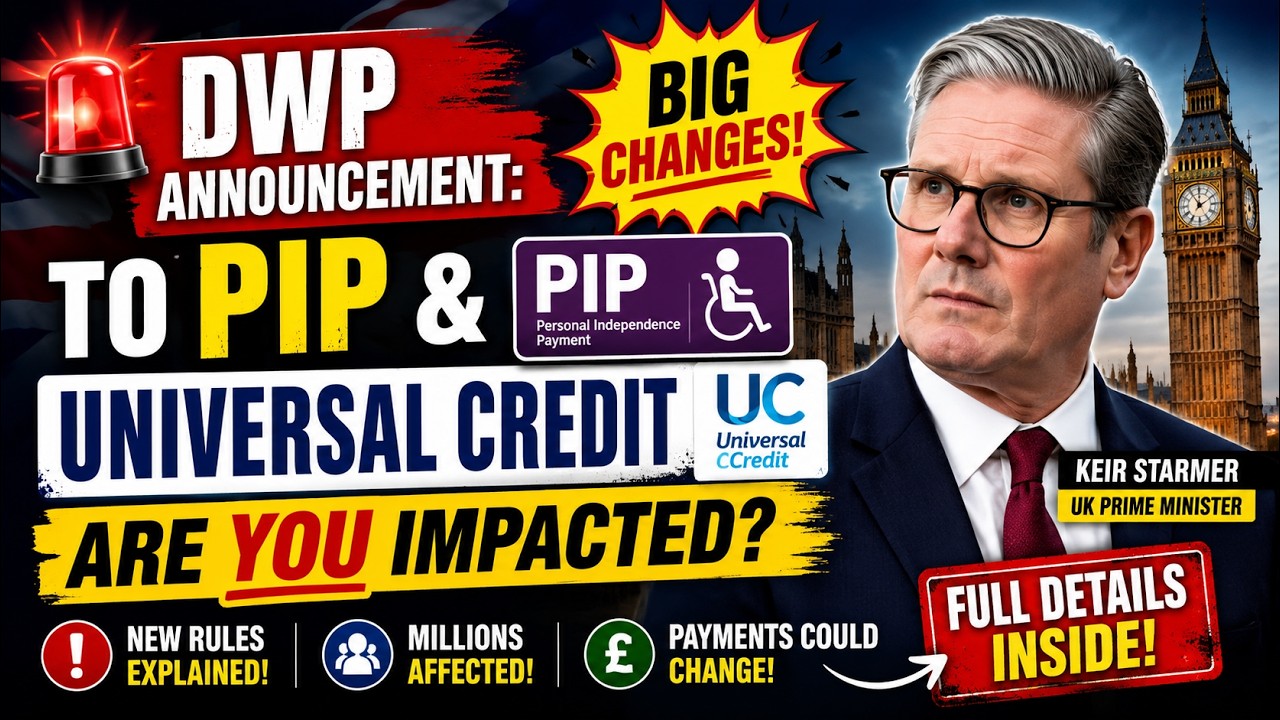 💥 DWP Announcement: Big Changes to PIP & Universal Credit &ndash; Are You Impacted?