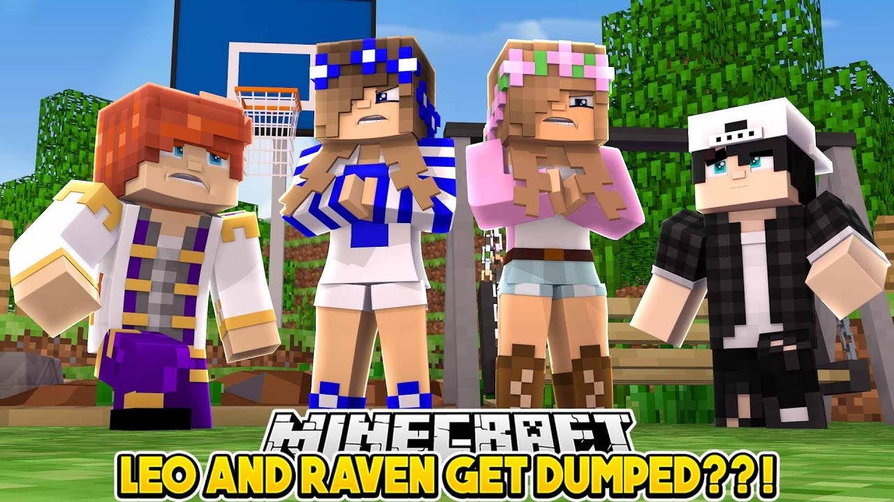 LEO AND RAVEN GET DUMPED BY LITTLE CARLY AND LITTLE KELLY??!! Minecraft Custom Roleplay | w/Raven