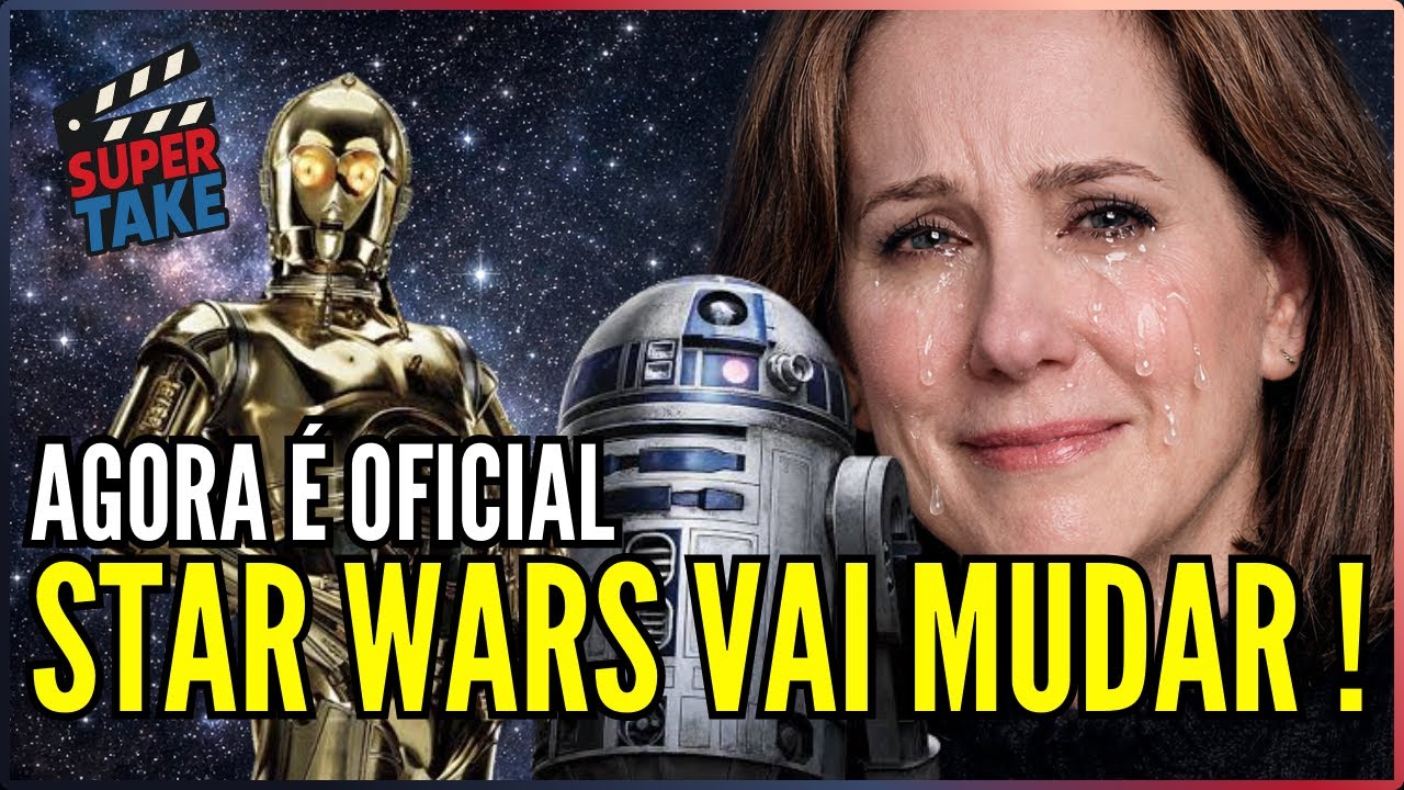 SAÍDA OFICIAL de KATHLEEN KENNEDY em STAR WARS! A má notícia é que ela CONTINUA como PRODUTORA !
