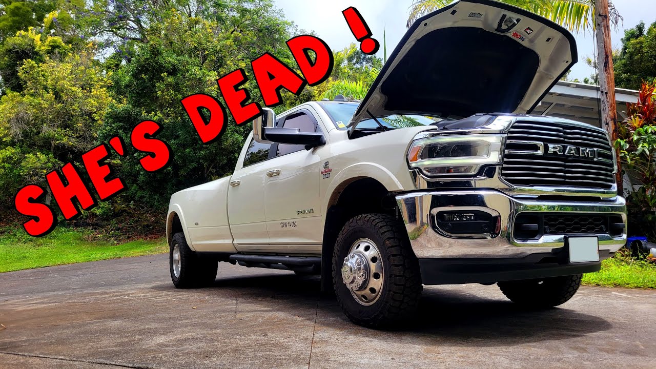 Замена аккумулятора RAM 3500 2019 года.