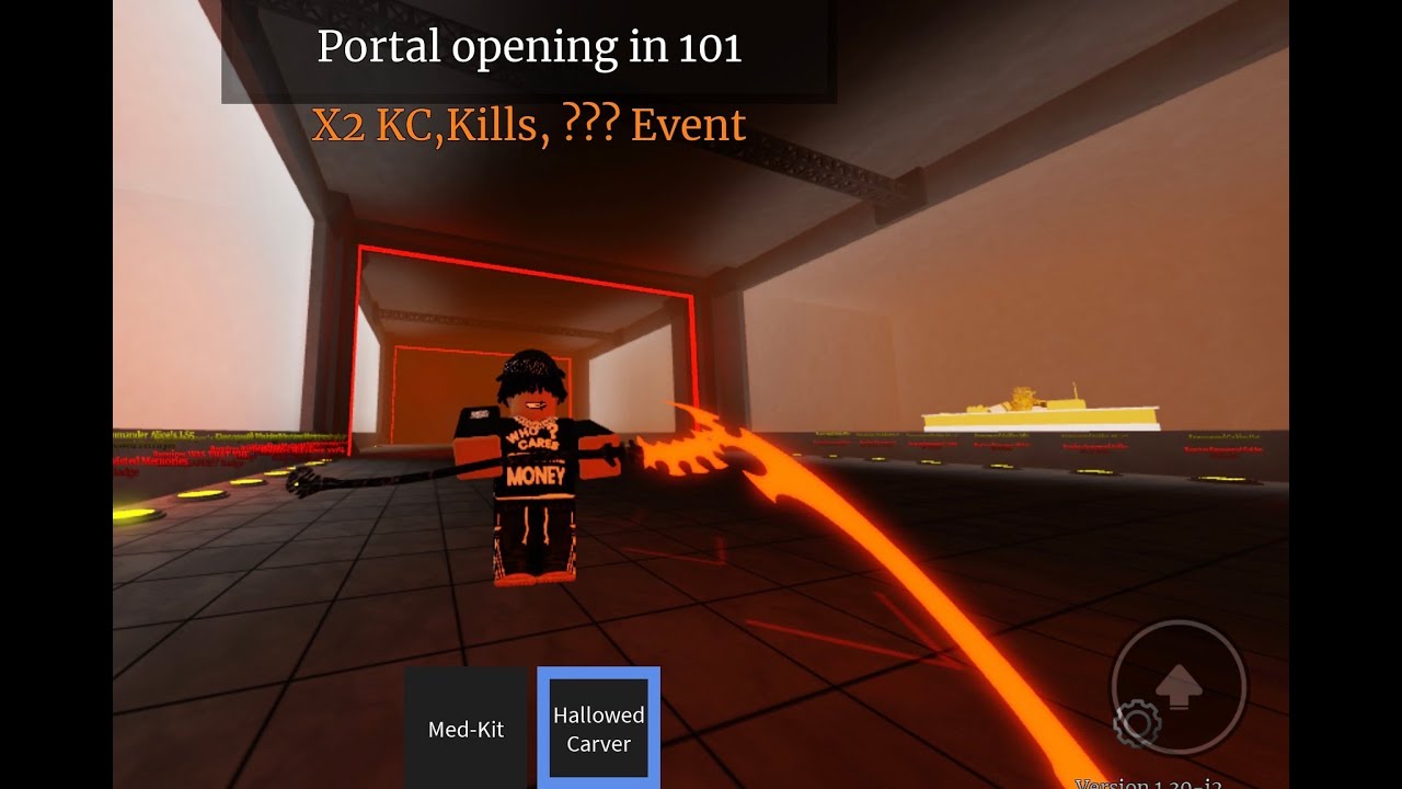 This is how you can get the hollowed carver in KIF51 (THEIR IS A PERCENT CHANCE OF GETING IT 1/100)