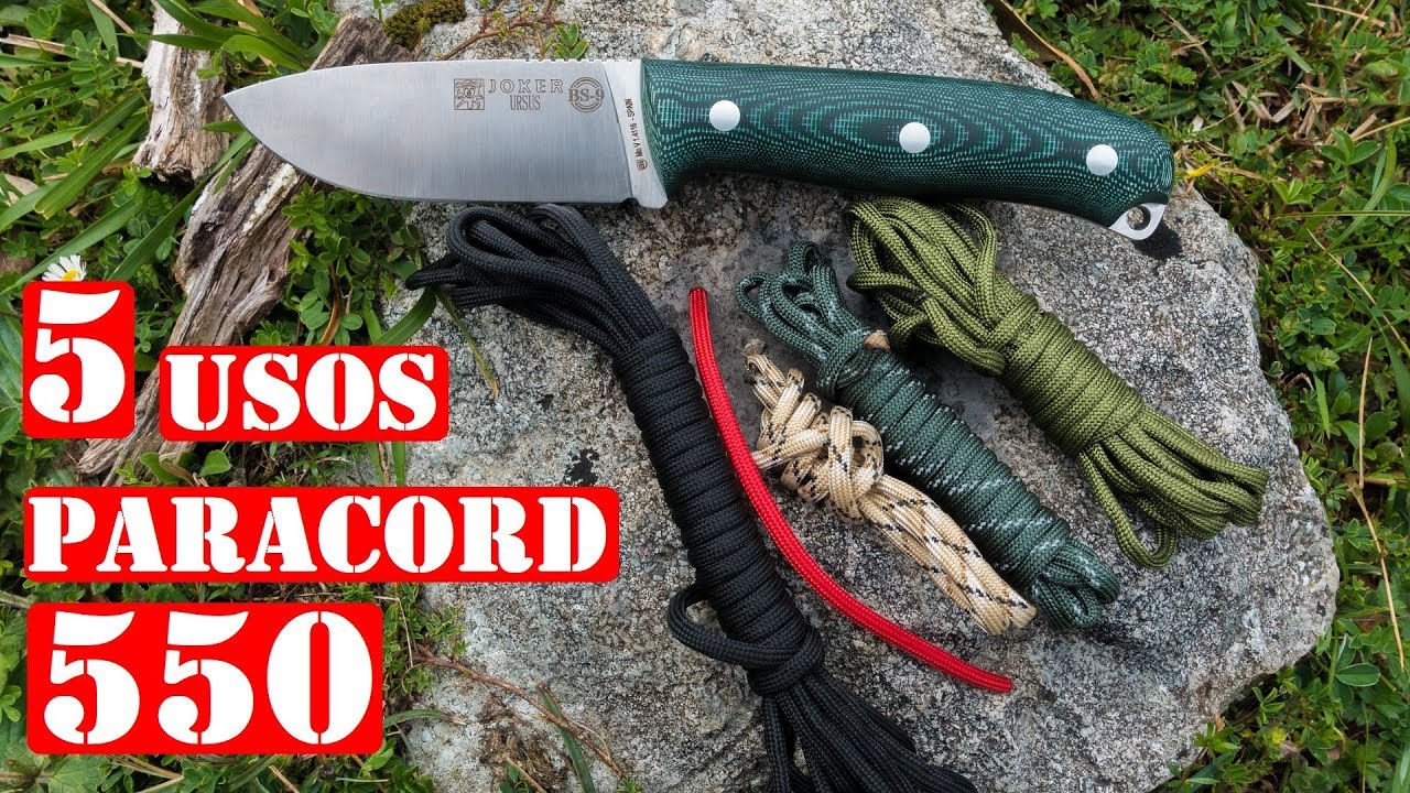 Cuerda Paracord 550 - Usos Alternativos Para Supervivencia