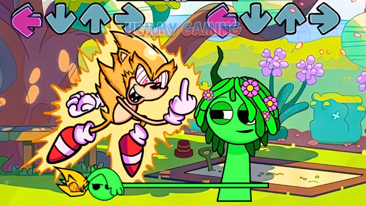 [SWAP] FNF Sprunki All Phases vs Sonic.Exe Sings Bluey Can Can | Incredibox Sprunki FNF Mods