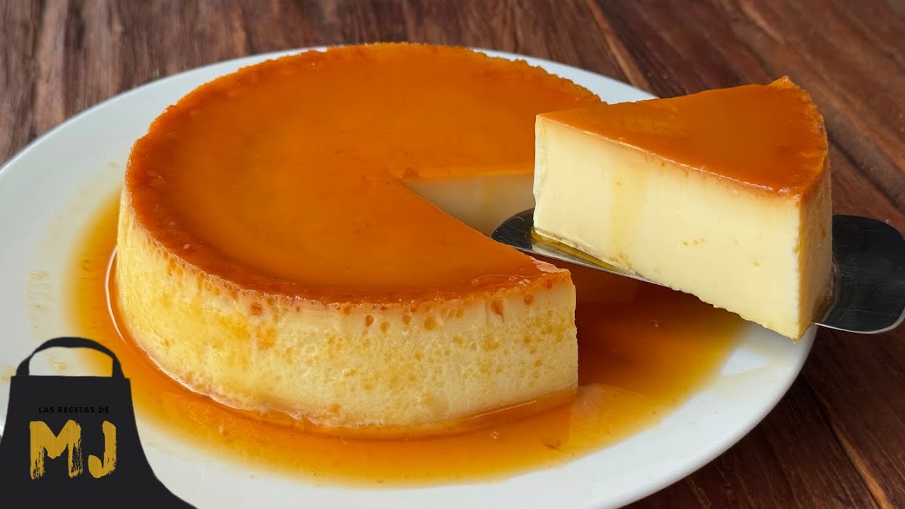 Flan de vainilla sin horno