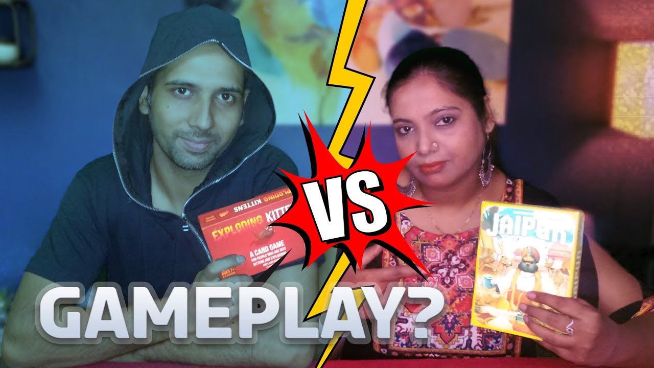 EXPLODING KITTENS and JAIPUR Gameplay Battle  ||  Lets Sit and Play ||