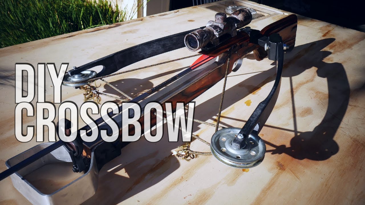DIY/ homemade reverse crossbow 200fps! #Howto #Crossbow