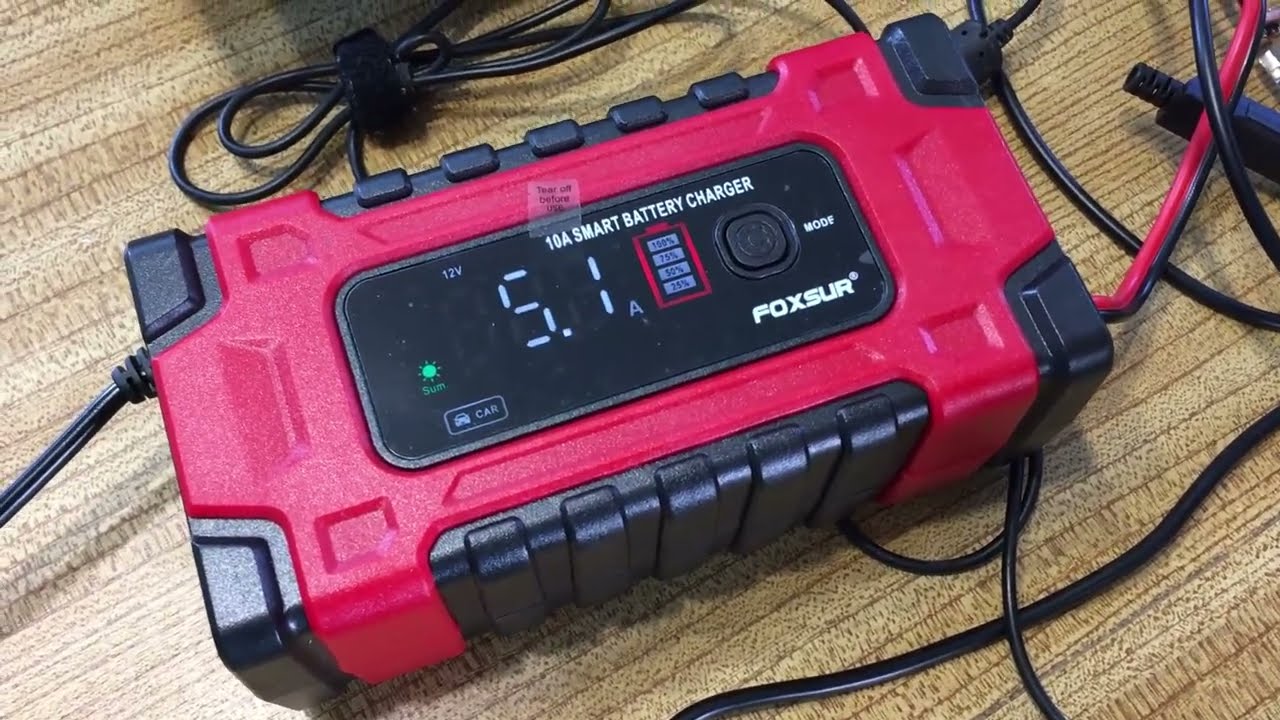 Foxsur FBC122410E 12/24 вольта - характеристики и обзор зарядного устройства.
