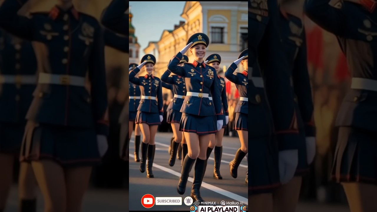 #aiplayland#katyusha #fantasy army#Катюша #FemaleSoldier  #MilitaryStyle#HyperRealistic#funny video