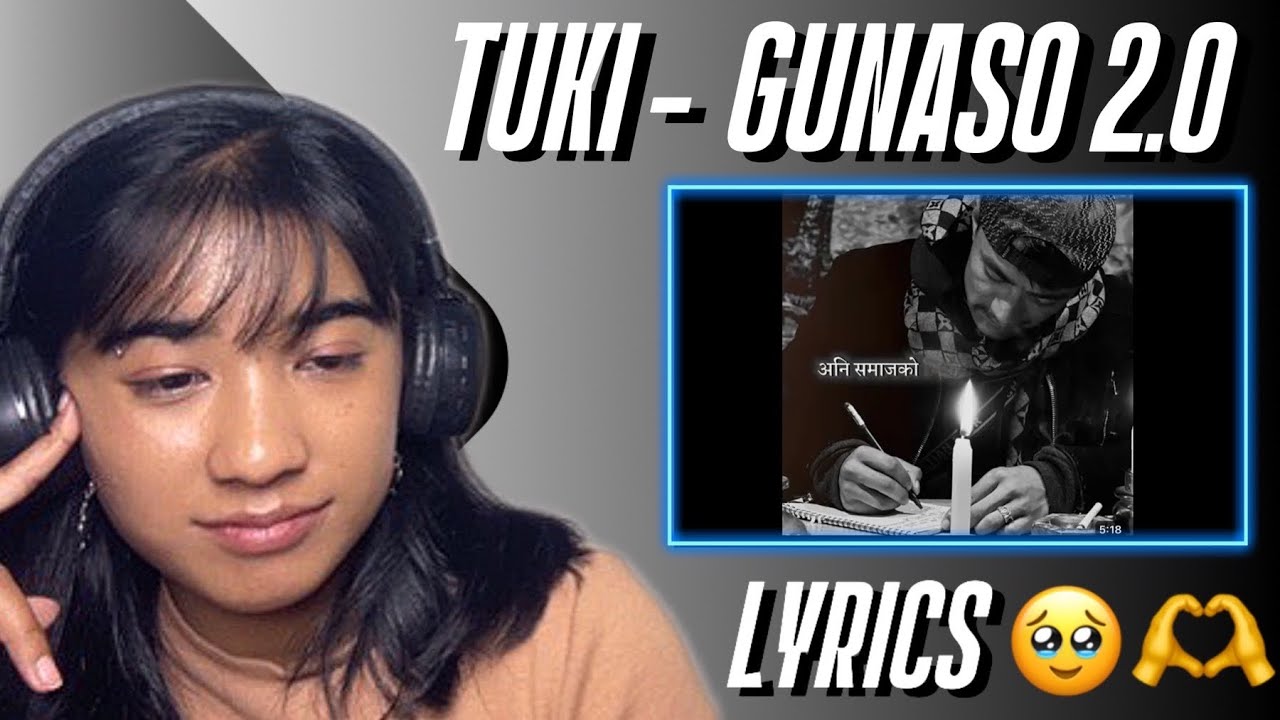 Lyrics 🔥 | Tuki - Gunaso 2.0 | Reaction video #365mission