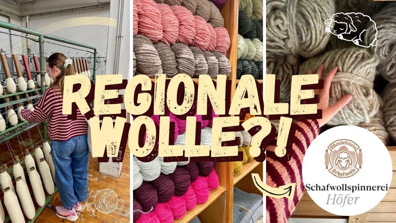 Regionale und nachhaltige Wollverarbeitung in der Schafwollspinnerei Höfer/Strickvlog/Fraukes Wollke