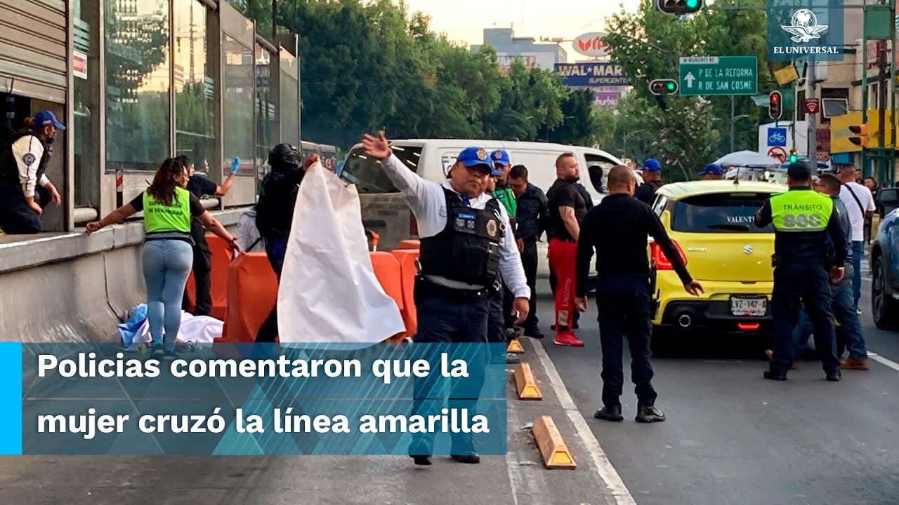 Mujer pierde la vida tras ser arrollada por el Metrobús en la estación Buenavista de la Línea 1