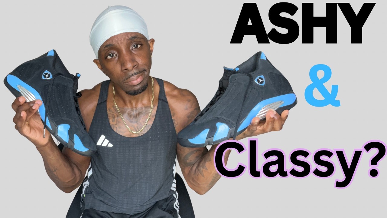 Обзор кроссовок Jordan 14 &ldquo;University Blue&rdquo; &ndash; пепельный или огненный? (Исправление проблемы с мас...