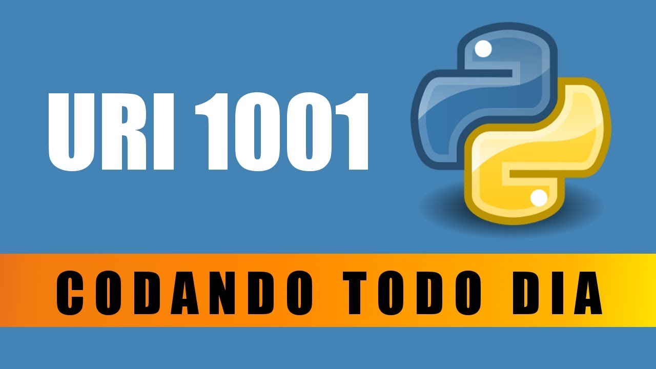 URI 1001 - NOSSO PRIMEIRO PROGRAMA! [Codando Todo Dia #1]