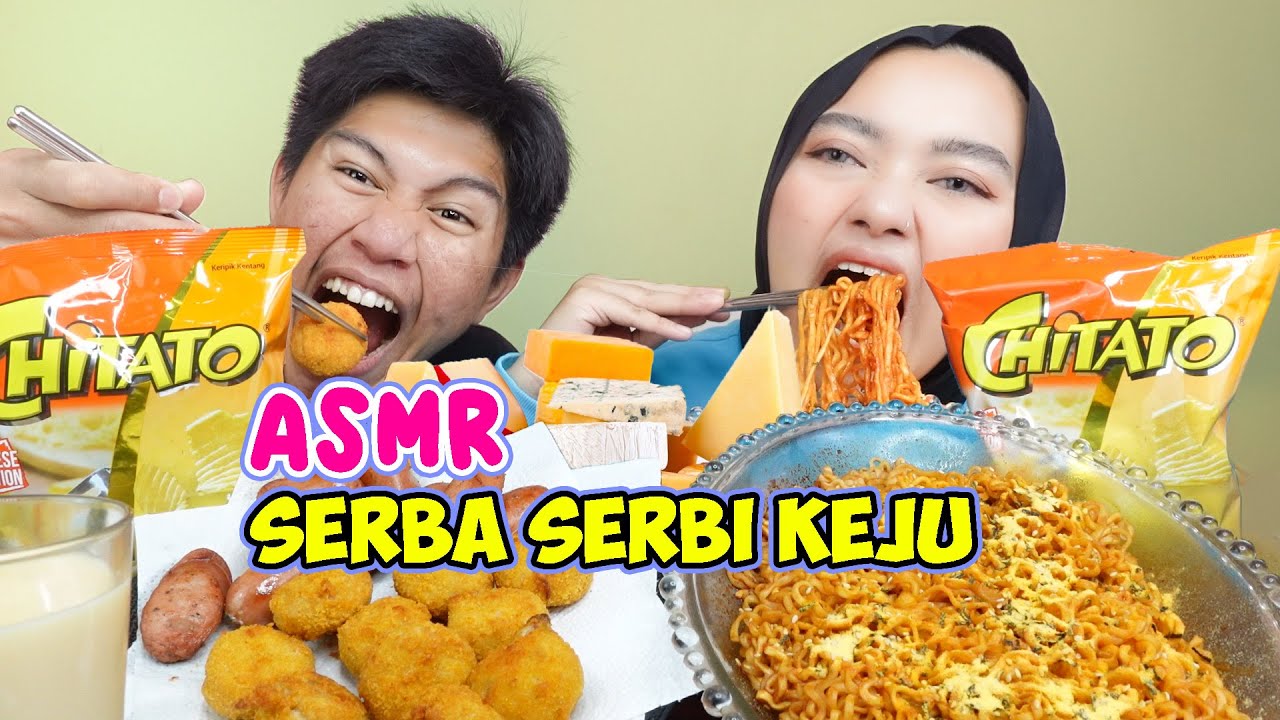 ASMR + MUKBANG SAMYANG KEJU !! SAKIT PERUT NAHAN KETAWA