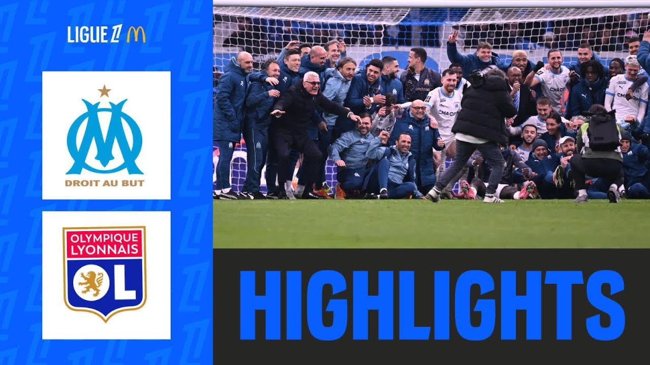 Un OM RENVERSANT ARRACHE la victoire contre Lyon | 20ème journée - Ligue 1 McDonald's 24/25