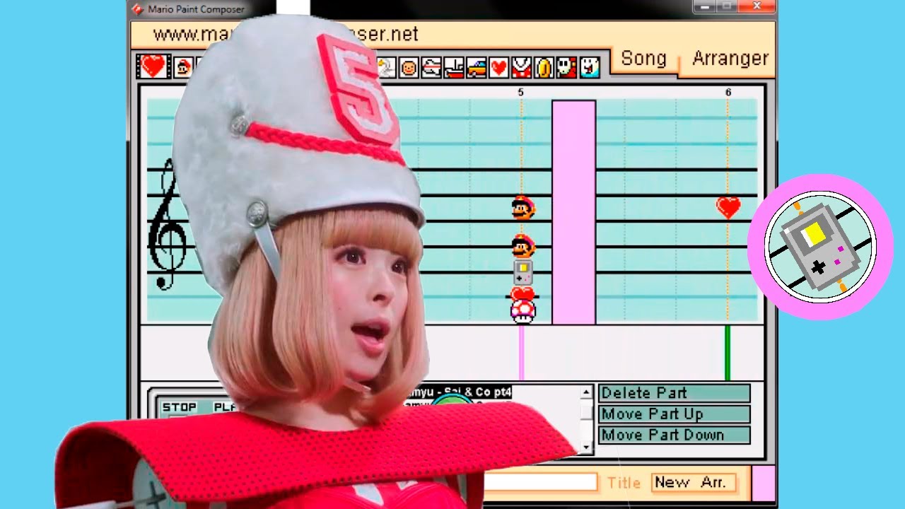 Sai & Co - Kyary Pamyu Pamyu | Mario Paint Composer #Kyary