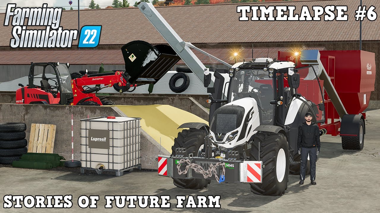 Harvesting CORN & Making CCM SILAGE with @TheCamPeRYT! 🌽🚜💨 | Swiss Future Farm | FS22 | Timelapse #6