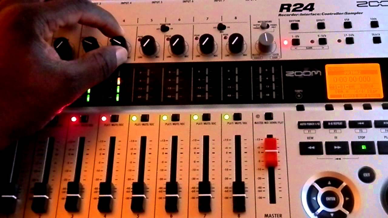 Zoom R24 Recording Levels