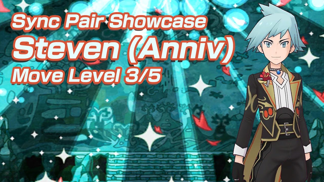 [Pokemon Masters EX] 3/5 ANNIVERSARY STEVEN & RAYQUAZA SHOWCASE