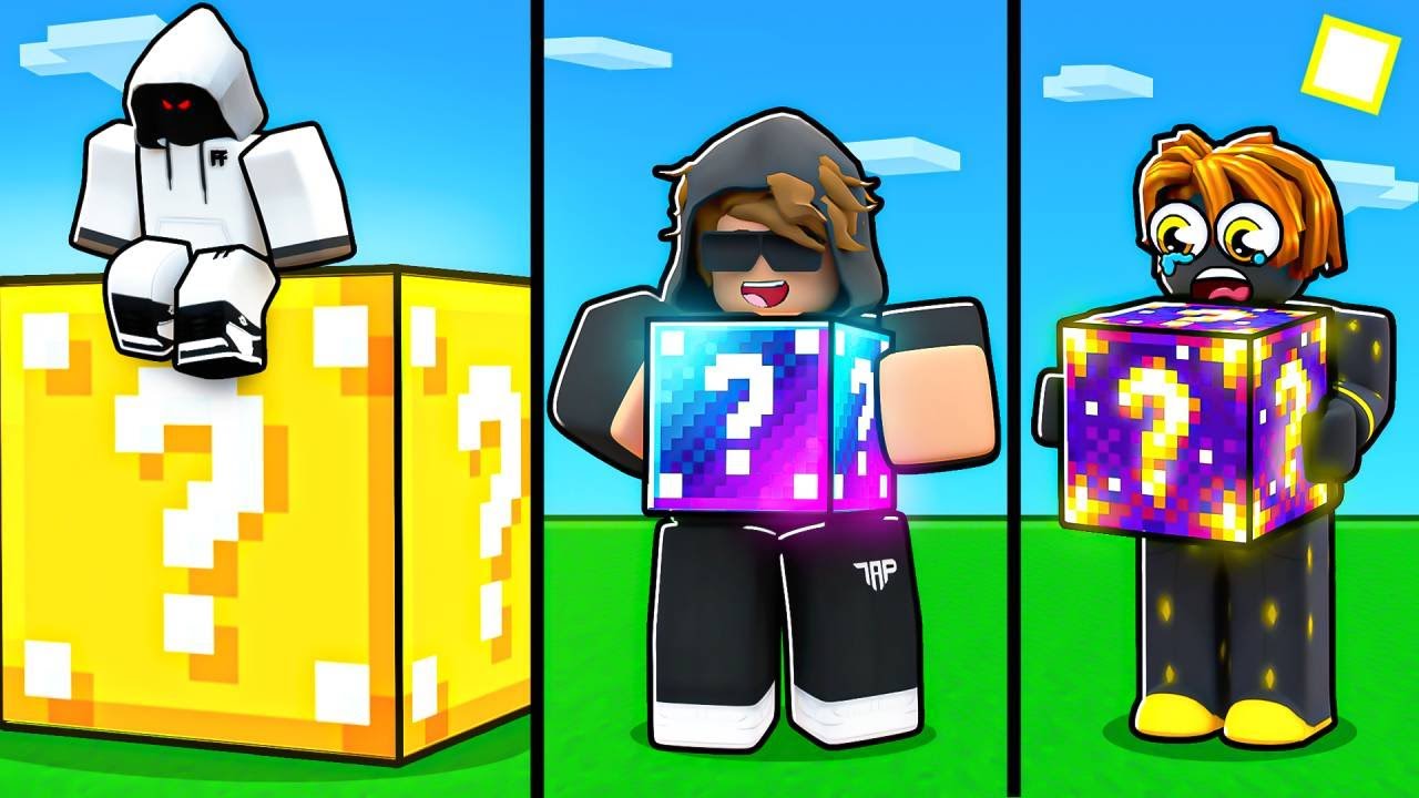 Roblox Bedwars But Your LUCKY BLOCK Is RANDOM..