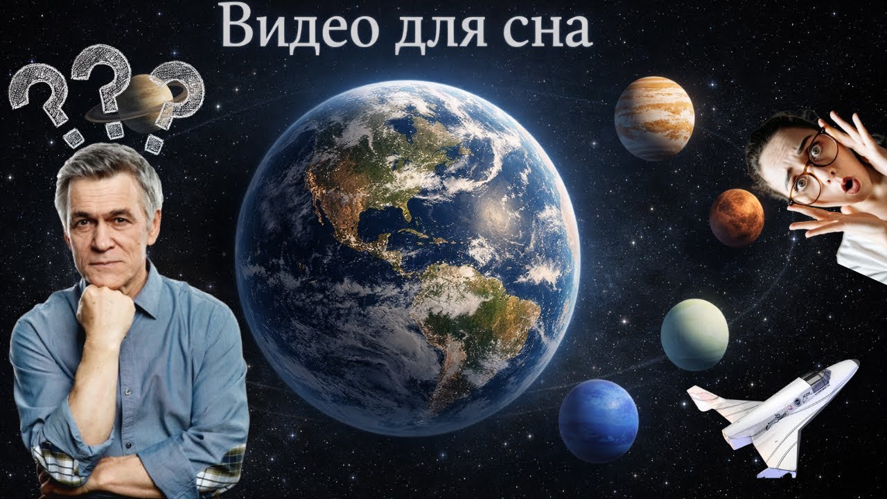 Один полёт — восемь планет 🌍 Спокойное видео для сна